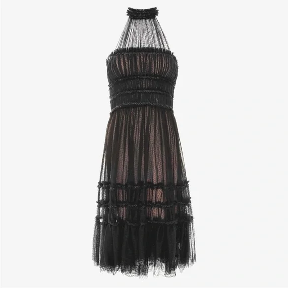 💖 HOST PICK 💖 Ruffle Mesh Cocktail Dress - Picture 1 of 9